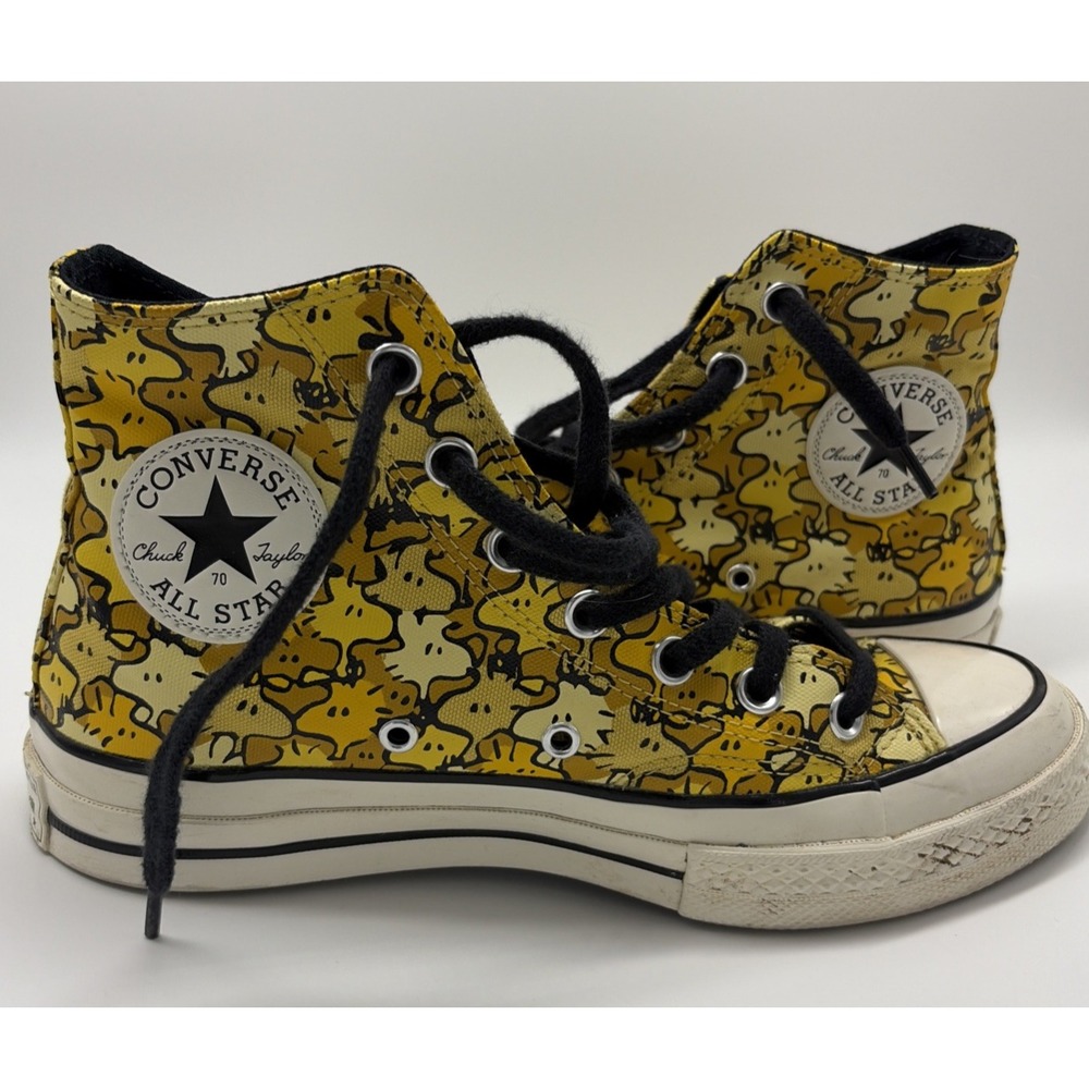 Size 6.0M/8.0W - Peanuts x Converse Chuck 70 High Woodstock Camo